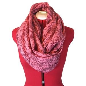 Floral Print Infinity Scarf